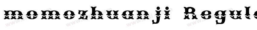 momozhuanji Regular字体转换